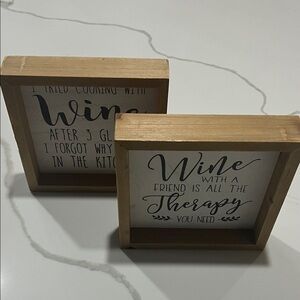 Wooden Framed Kitchen Sign